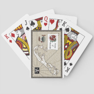 Piraten von Spielkarten Bermudas