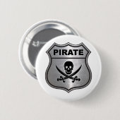 Piraten-Wappen Button (Vorne & Hinten)