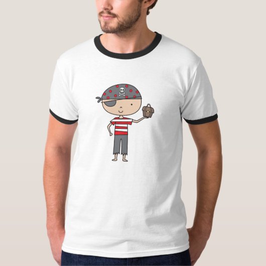 Piraten-Wecker-T - Shirt (Vorderseite)