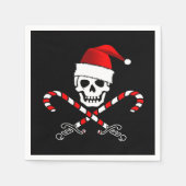Piraten Weihnachts-Party Paper Napkins Serviette (Vorderseite)
