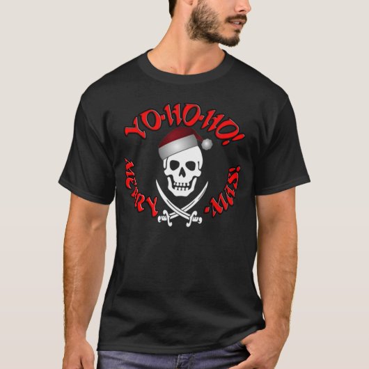 Piraten-Weihnachtsdunkle T - Shirtversion T-Shirt (Vorderseite)