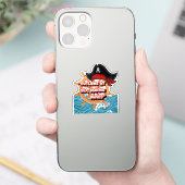 Piratenangebot Aufkleber (Telefon)