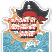 Piratenangebot Aufkleber (Vorderseite)