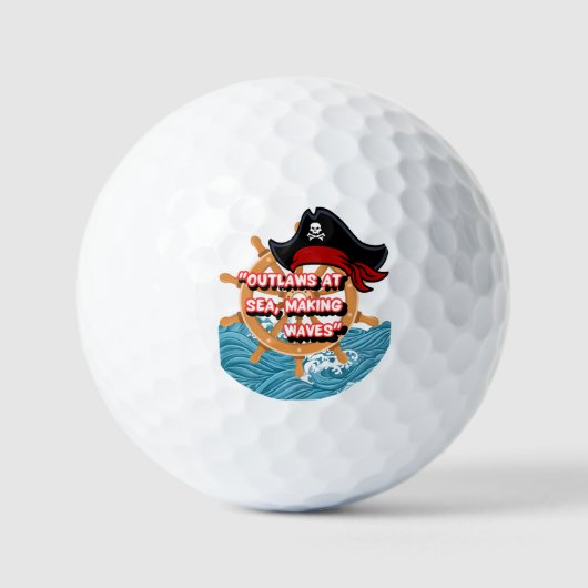 Piratenangebot Golfball (Vorderseite)
