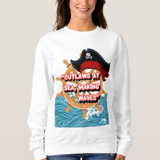 Piratenangebot Sweatshirt (Vorderseite)