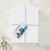 Piratenankündigung Geschenkanhänger (Mit Garn)