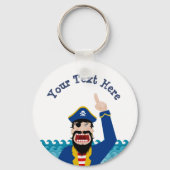 Piratenankündigung Schlüsselanhänger (Vorderseite)