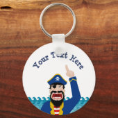 Piratenankündigung Schlüsselanhänger (Vorderseite)