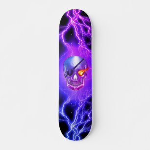 Piratenaugenklappe mit Totenkopf  Skateboard