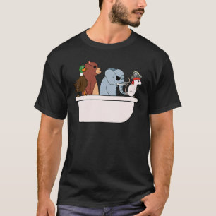 Piratenaugenklappe Schwert Meer Matrose Besatzung  T-Shirt