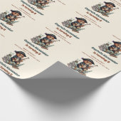 Piratenbär Geburtstagsparty Geschenkpapier (Ecke)