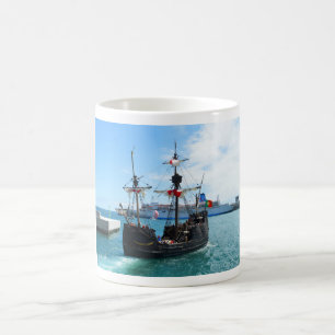 Piratenboot in Madeira Kaffeetasse