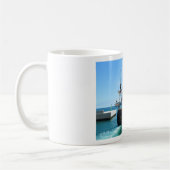 Piratenboot in Madeira Kaffeetasse (Links)