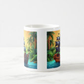 Piratenboot Kaffeetasse (Mittel)