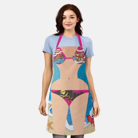 Piratenbucht Schürze (Getragen)