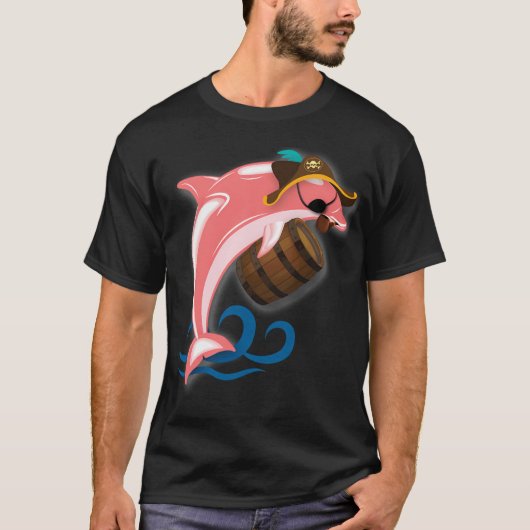 Piratendelfin T-Shirt (Vorderseite)