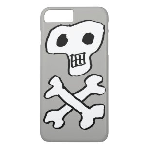 Piratendesign auf Schädel und Kreuzknochen Case-Mate iPhone Hülle