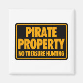 Pirateneigentum Magnet (Vorne)