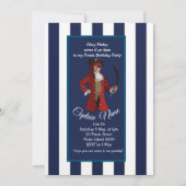 Pirateneinladung Einladung (Vorderseite)