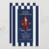 Pirateneinladung Einladung (Vorne/Hinten)