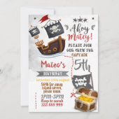 Pirateneinladung - Pirate Birthday Party Einladung (Vorderseite)