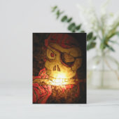 Piratenfenster Postkarte (Stehend Vorderseite)