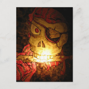 Piratenfenster Postkarte
