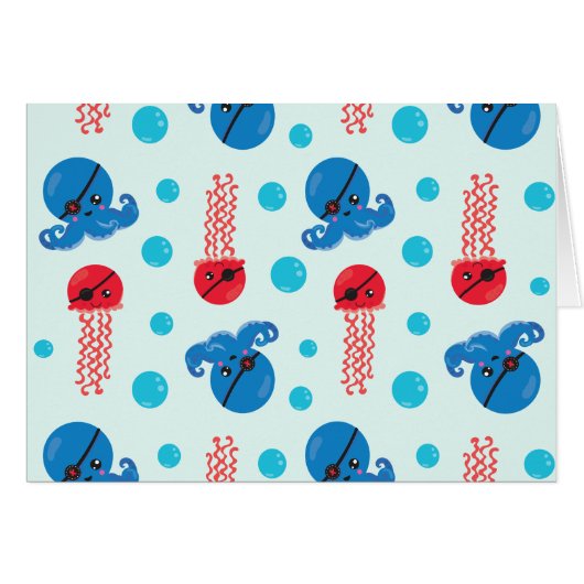 Piratenfisch, Seeteufel, Meerestiere (Vorderseite (Horizontal))