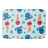 Piratenfisch, Seeteufel, Meerestiere Badematte (Vorderseite)