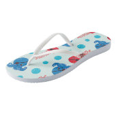 Piratenfisch, Seeteufel, Meerestiere Badesandalen (Schrägansicht)