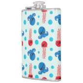 Piratenfisch, Seeteufel, Meerestiere Flachmann (Links)