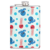 Piratenfisch, Seeteufel, Meerestiere Flachmann (Vorderseite)