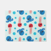 Piratenfisch, Seeteufel, Meerestiere Fußmatte (Vorderseite)