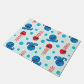 Piratenfisch, Seeteufel, Meerestiere Fußmatte (Schrägansicht)