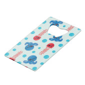 Piratenfisch, Seeteufel, Meerestiere Geldbeutel Flaschenöffner (Vorderseite Schrägansicht)