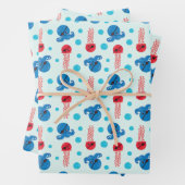 Piratenfisch, Seeteufel, Meerestiere Geschenkpapier Set (Beispiel)