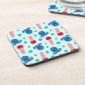 Piratenfisch, Seeteufel, Meerestiere Getränkeuntersetzer (Linke Seite)