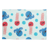 Piratenfisch, Seeteufel, Meerestiere Kissenbezug (Rückseite)