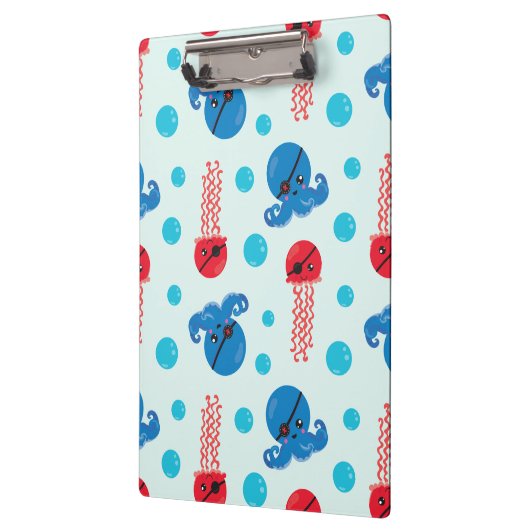 Piratenfisch, Seeteufel, Meerestiere Klemmbrett (Links)