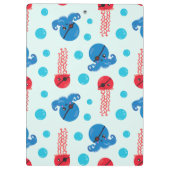 Piratenfisch, Seeteufel, Meerestiere Klemmbrett (Rückseite)