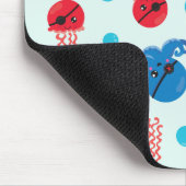 Piratenfisch, Seeteufel, Meerestiere Mousepad (Ecke)