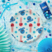 Piratenfisch, Seeteufel, Meerestiere Pappteller (Party)