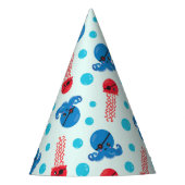 Piratenfisch, Seeteufel, Meerestiere Partyhütchen (Vorderseite)