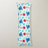 Piratenfisch, Seeteufel, Meerestiere Seitenschläferkissen (Rückseite (Vertikal))