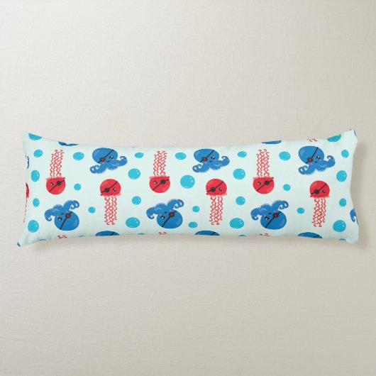 Piratenfisch, Seeteufel, Meerestiere Seitenschläferkissen (Vorderseite)