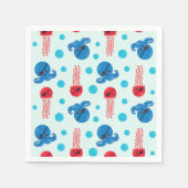 Piratenfisch, Seeteufel, Meerestiere Serviette (Vorderseite)