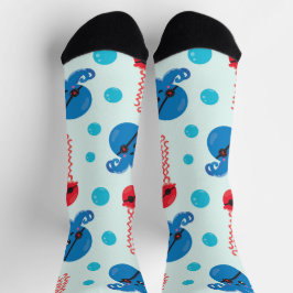 Piratenfisch, Seeteufel, Meerestiere Socken