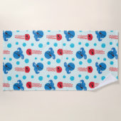 Piratenfisch, Seeteufel, Meerestiere Strandtuch (Vorderseite)