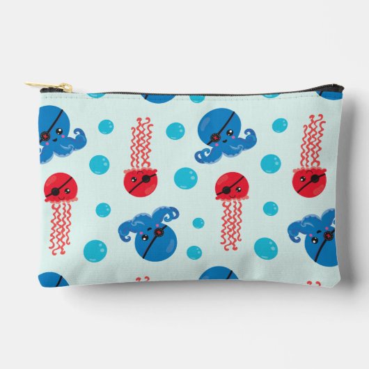 Piratenfisch, Seeteufel, Meerestiere Zubehörtasche (Vorderseite)