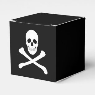 Piratenfisch (Skull und Crossbones) (Piratenflagge Geschenkschachtel